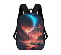 sinyumoney Zaino Scolastico Per Bambini Stampato in 3D Fantasy Stellar Euphoria Borse Per Libri Borse Scolastiche Da Viaggio Ad Alta Capacità Per Bambini/studenti/adulti 17inch