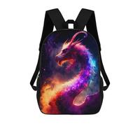 sinyumoney Zaino Scolastico Per Bambini Stampato in 3D Galactic Dragon Artwork Zaino Per Bambini Ad Alta Capacità, Zaino Da Viaggio Alla Moda, Borsa Scolastica Per Bambini, Zaino Casual 17inch
