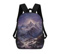 sinyumoney Zaino Scolastico Per Bambini Stampato in 3D Galactic Mountain Range Borsa Scolastica Per Bambini, Zaini Da Viaggio, Borse Per Libri Alla Moda, Zaino Di Grande Capacità 17inch