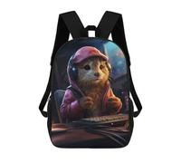 sinyumoney Zaino Scolastico Per Bambini Stampato in 3D Gamer Rabbit Zaino Per Bambini Ad Alta Capacità, Zaini Da Viaggio, Borse Per Libri, Zaino Scolastico Per Bambini 17inch