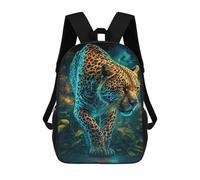 sinyumoney Zaino Scolastico Per Bambini Stampato in 3D Jaguar Zaini Alla Moda Casual Zaini Per Bambini Zaino Casual Da Esterno Borse Da Viaggio Carine 17inch