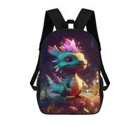 sinyumoney Zaino Scolastico Per Bambini Stampato in 3D Magical Dragon Crown Borsa Scolastica Per Bambini, Zaini Da Viaggio, Borse Per Libri Alla Moda, Zaino Di Grande Capacità 17inch