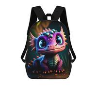 sinyumoney Zaino Scolastico Per Bambini Stampato in 3D Magical Dragonling Adventure Zaini Alla Moda Casual Zaini Per Bambini Zaino Casual Da Esterno Borse Da Viaggio Carine 17inch