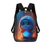 sinyumoney Zaino Scolastico Per Bambini Stampato in 3D Magical Glowing Creature Borsa Scolastica Per Bambini, Zaini Da Viaggio, Borse Per Libri Alla Moda, Zaino Di Grande Capacità 17inch