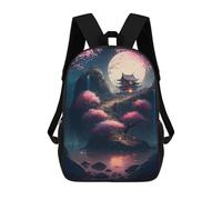 sinyumoney Zaino Scolastico Per Bambini Stampato in 3D Mystical Night The Lake Borse Per Libri Borse Scolastiche Da Viaggio Ad Alta Capacità Per Bambini/studenti/adulti 17inch