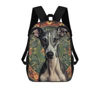 sinyumoney Zaino scolastico per bambini stampato in 3D Mystical Tree with Fire Ring Zaini, Zaini da viaggio casual, grande zaino da giorno per ragazzi, Mandala Greyhound, 17"