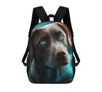 sinyumoney Zaino scolastico per bambini stampato in 3D Mystical Tree with Fire Ring Zaini, Zaini da viaggio casual, grande zaino da giorno per ragazzi, Meme Dog, 17"