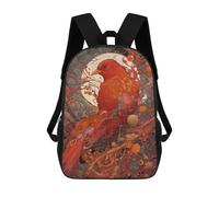 sinyumoney Zaino Scolastico Per Bambini Stampato in 3D Phoenix Amidst The Flames Zaino Per Bambini Ad Alta Capacità, Zaini Da Viaggio, Borse Per Libri, Zaino Scolastico Per Bambini 17inch