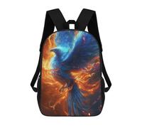 sinyumoney Zaino Scolastico Per Bambini Stampato in 3D Phoenix Rising Firebird Artwork -5 Zaino Per Bambini Ad Alta Capacità, Zaini Da Viaggio, Borse Per Libri, Zaino Scolastico Per Bambini 17inch