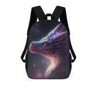 sinyumoney Zaino Scolastico Per Bambini Stampato in 3D Pink Space Dragon Zaino Per Bambini Ad Alta Capacità, Zaini Da Viaggio, Borse Per Libri, Zaino Scolastico Per Bambini 17inch