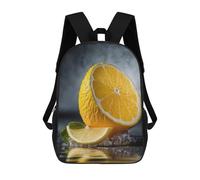 sinyumoney Zaino Scolastico Per Bambini Stampato in 3D Portrait of Lemon Art Borse Per Libri Borse Scolastiche Da Viaggio Ad Alta Capacità Per Bambini/studenti/adulti 17inch