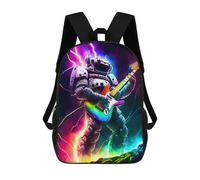 sinyumoney Zaino Scolastico Per Bambini Stampato in 3D Robotic Guitar Hero Borsa Scolastica Per Bambini, Zaini Da Viaggio, Borse Per Libri Alla Moda, Zaino Di Grande Capacità 17inch