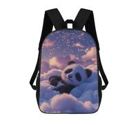 sinyumoney Zaino Scolastico Per Bambini Stampato in 3D Sleeping Panda Bear Borse Per Libri Borse Scolastiche Da Viaggio Ad Alta Capacità Per Bambini/studenti/adulti 17inch
