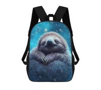 sinyumoney Zaino Scolastico Per Bambini Stampato in 3D Sleepy Sloth in Winter Night Zaino Per Bambini Ad Alta Capacità, Zaini Da Viaggio, Borse Per Libri, Zaino Scolastico Per Bambini 17inch