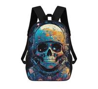 sinyumoney Zaino Scolastico Per Bambini Stampato in 3D Space Explorer Cosmic Skull Art Borse Per Libri Borse Scolastiche Da Viaggio Ad Alta Capacità Per Bambini/studenti/adulti 17inch