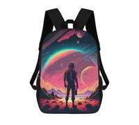 sinyumoney Zaino Scolastico Per Bambini Stampato in 3D Space Explorer's Journey -4 Borsa Scolastica Per Bambini, Zaini Da Viaggio, Borse Per Libri Alla Moda, Zaino Di Grande Capacità 17inch