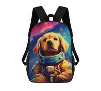 sinyumoney Zaino Scolastico Per Bambini Stampato in 3D Space Pup Adventure -41 Borse Per Libri Borse Scolastiche Da Viaggio Ad Alta Capacità Per Bambini/studenti/adulti 17inch