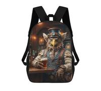 sinyumoney Zaino Scolastico Per Bambini Stampato in 3D Steampunk Beer Griffin 3 Zaino Per Bambini Ad Alta Capacità, Zaini Da Viaggio, Borse Per Libri, Zaino Scolastico Per Bambini 17inch