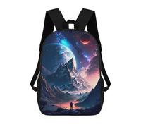 sinyumoney Zaino Scolastico Per Bambini Stampato in 3D Stellar Twilight Galaxy Zaino Per Bambini Ad Alta Capacità, Zaini Da Viaggio, Borse Per Libri, Zaino Scolastico Per Bambini 17inch