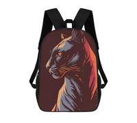 sinyumoney Zaino Scolastico Per Bambini Stampato in 3D Stylized Black Panther Portrait Zaino Per Bambini Ad Alta Capacità, Zaini Da Viaggio, Borse Per Libri, Zaino Scolastico Per Bambini 17inch