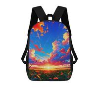 sinyumoney Zaino Scolastico Per Bambini Stampato in 3D Sunset Anime Borse Per Libri Borse Scolastiche Da Viaggio Ad Alta Capacità Per Bambini/studenti/adulti 17inch
