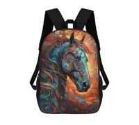 sinyumoney Zaino Scolastico Per Bambini Stampato in 3D The Beautiful Horse Borse Per Libri Borse Scolastiche Da Viaggio Ad Alta Capacità Per Bambini/studenti/adulti 17inch