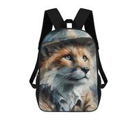 sinyumoney Zaino Scolastico Per Bambini Stampato in 3D The Day Sherlock Turned Into A Fox Zaino Per Bambini Ad Alta Capacità, Zaini Da Viaggio, Borse Per Libri, Zaino Scolastico Per Bambini 17inch