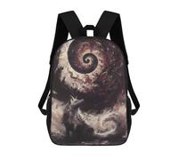 sinyumoney Zaino Scolastico Per Bambini Stampato in 3D Wolf And Spiral Galaxy Zaino Per Bambini Ad Alta Capacità, Zaini Da Viaggio, Borse Per Libri, Zaino Scolastico Per Bambini 17inch