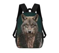 sinyumoney Zaino Scolastico Per Bambini Stampato in 3D Wolf in Medieval Armor Borsa Scolastica Per Bambini, Zaini Da Viaggio, Borse Per Libri Alla Moda, Zaino Di Grande Capacità 17inch