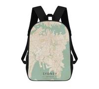 sinyumoney Zaino Scolastico Per Bambini Sydney Australia Zaino Scolastico Per Bambini Alla Moda Casual Zaini Da Viaggio Stampa 3D Divertenti E Fantastici Borse Per Libri 17inch