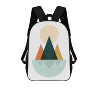 sinyumoney Zaino Scolastico Per Bambini Watercolor Landscape 18 Zaino Alla Moda Per Adolescenti Zaino Casual Per Ragazzi E Ragazze Zaino Stampato in 3D 17inch