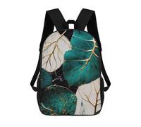 sinyumoney Zaino Scolastico Per Studenti Abstract Botanic Kintsugi Zaino Scolastico Per Bambini Stampato in 3D Zaini Da Viaggio Alla Moda Borsa Scolastica Per Ragazzi 17inch