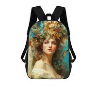 sinyumoney Zaino Scolastico Per Studenti Beautiful Woman Zaino Scolastico Per Bambini Stampato in 3D Zaini Da Viaggio Alla Moda Borsa Scolastica Per Ragazzi 17inch