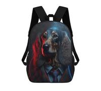 sinyumoney Zaino Scolastico Per Studenti Canine Detective Zaino Scolastico Per Bambini Stampato in 3D Zaini Da Viaggio Alla Moda Borsa Scolastica Per Ragazzi 17inch