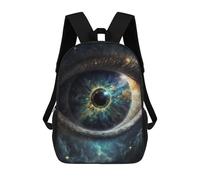 sinyumoney Zaino Scolastico Per Studenti Cosmic Eye Fantasy Zaino Scolastico Per Bambini Stampato in 3D Zaini Da Viaggio Alla Moda Borsa Scolastica Per Ragazzi 17inch