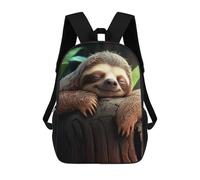 sinyumoney Zaino Scolastico Per Studenti Cute Sloth On A Tree Zaino Scolastico Per Bambini Stampato in 3D Zaini Da Viaggio Alla Moda Borsa Scolastica Per Ragazzi 17inch
