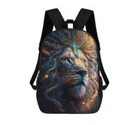 sinyumoney Zaino Scolastico Per Studenti Enchanted Lion Portrait -12 Zaino Scolastico Per Bambini Stampato in 3D Zaini Da Viaggio Alla Moda Borsa Scolastica Per Ragazzi 17inch