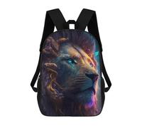 sinyumoney Zaino Scolastico Per Studenti Galactic Lion Majesty -4 Zaino Scolastico Per Bambini Stampato in 3D Zaini Da Viaggio Alla Moda Borsa Scolastica Per Ragazzi 17inch