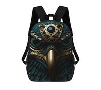 sinyumoney Zaino scolastico stampato 3D per ragazzi e ragazze. Zaini per ragazzi e ragazze. Zaino scuola per bambini., The Steampunk Eagle, 17"