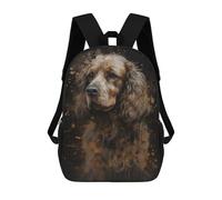 sinyumoney Zaino Scolastico Stampato in 3D Cavalier King Charles Zaino Per Bambini, Borsa Per Libri, Zainetti Carini, Impermeabile, Alla Moda, Casual, Per Bambini 17inch