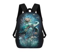 sinyumoney Zaino Scolastico Stampato in 3D Dreamlike Turtle, Borse Per Libri 17inch, Zaini Alla Moda, Zaini Di Grande Capacità, Zaini Da Viaggio Per Bambini