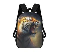 sinyumoney Zaino Scolastico Stampato in 3D Roaring Tiger Zaino Per Bambini, Borsa Per Libri, Zainetti Carini, Impermeabile, Alla Moda, Casual, Per Bambini 17inch