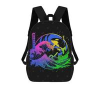 sinyumoney Zaino Scolastico Stampato in 3D The Great Colorful Romance, Borse Per Libri 17inch, Zaini Alla Moda, Zaini Di Grande Capacità, Zaini Da Viaggio Per Bambini