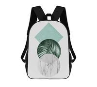 sinyumoney Zaino Scolastico Tropical Geometry A2 Zaino Per Ragazzi E Ragazze Borsa Per La Scuola Borsa Per L'università Borsa Da Viaggio Borsa Da Lavoro 17inch