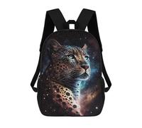 sinyumoney Zaino scuola 3D stampato per bambini (dimensioni: Galactic Wolf Portrait-7), Stile 19, 17"