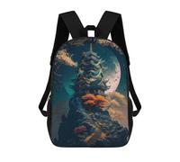sinyumoney Zaino Scuola Cherry Blossom Torii Gate Borsa Libri Per Ragazzi E Ragazze, Borsa Scuola, Borsa Per Studenti, Borsa Da Viaggio Affari, Borsa Da Lavoro, Palace On A Cliff, 17"