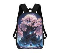 sinyumoney Zaino Scuola Geisha Giapponese Libri Borsa Per Ragazzi E Ragazze Borsa Scuola Borsa Per L'Università Borsa Da Viaggio Affari Borsa Da Lavoro, Antico Sakura Tree Japan, 17"