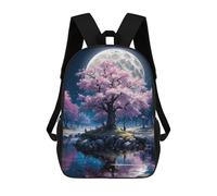 sinyumoney Zaino Scuola Geisha Giapponese Libri Borsa Per Ragazzi E Ragazze Borsa Scuola Borsa Per L'Università Borsa Da Viaggio Affari Borsa Da Lavoro, Japan Cherry Blossom, 17"