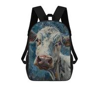 sinyumoney Zaino Scuola Lion Deer Forest Magical Borsa Libri Per Ragazzi E Ragazze, Borsa Scuola, Borsa Per Studenti, Borsa Da Viaggio Affari, Borsa Da Lavoro, Cute Cow Oil Pittura Art, 17"