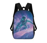 sinyumoney Zaino Scuola Stampato 3D Per Bambini Enchanted Forest Peacock-1, Zaino Da Viaggio Ad Alta Capacità Per Bambini, Borsa Per Libri, Borsa Da Scuola, Stile-6, 17"